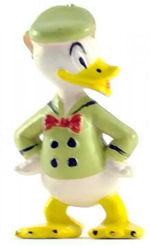 Donald Duck HEIMO Minifigur (hellgrün) 5cm