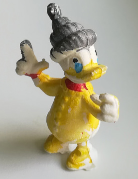 Oma Duck HEIMO Kleinfigur / Weihnachtsbaumhänger 5,5cm