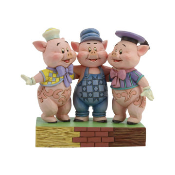 Quiekende Geschwister (Silly Symphony Three Little Pigs) DISNEY TRADITIONS Figur