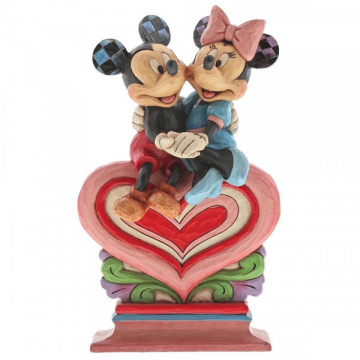 Herz an Herz (Micky und Minnie Maus Figur)