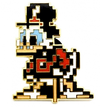 8 Bit Scrooge Enamel Pin