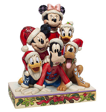 Micky und Freunde: Hoch aufgetürmt in Weihnachtsstimmung (DISNEY TRADITIONS) Figur