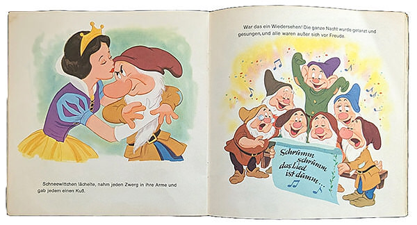 Walt Disneys Geschichte von Die sieben Zwerge und ihre Diamant-Mine (24-Seiten-Buch mit Schallplatte)