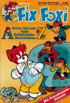 Fix und Foxi 32. Jahrgang Band 9/1984 (Z: 1+)