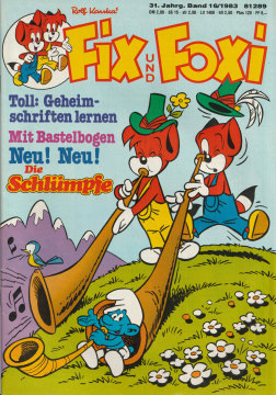 Fix und Foxi 31. Jahrgang ⋅ Band 16/1983 (Z: 0-1)