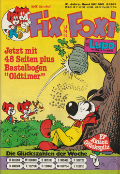 Fix und Foxi, vol. 31, issue 30/1983 (Grade: 1+)