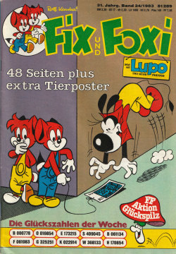 Fix und Foxi 31. Jahrgang Band 34/1983 (Z: 1+)