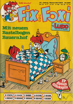 Fix und Foxi 31. Jahrgang Band 39/1983 (Z: 1)