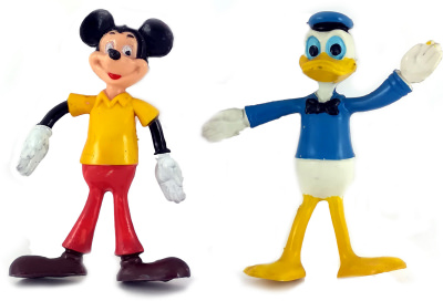 Donald & Micky 2 Biegefiguren (BRABO)