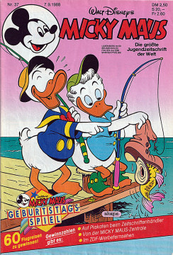 Micky Maus 37/1988 (Grade: 1+)