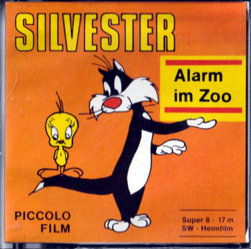 Silvester: Alarm im Zoo. Super 8 Schmalfilm 17m. Piccolo Film