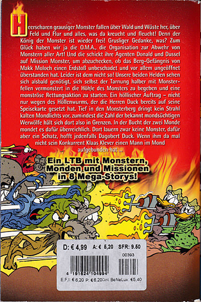 Lustiges Taschenbuch 393: Mission Monster (Z: 1)