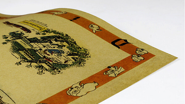 Disneyland Map. Poster (Kraft Paper) 72x48cm