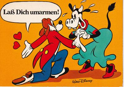 Postkarte Laß Dich umarmen! / Klarabella