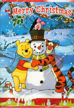 Weihnachtskarte Merry Christmas Winnie Puuh