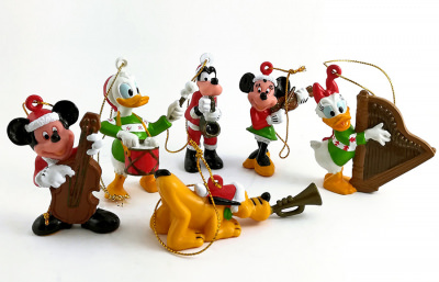 Christmas tree hanger Mickey, Minnie, Goofy, Donald, Daisy, Pluto