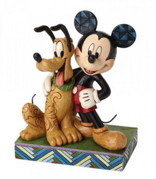 Micky und Pluto: "Beste Freunde" (DISNEY TRADITIONS) Figur