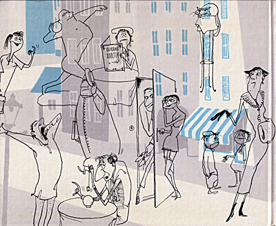 Rue de Plaisir / 67 Zeichnungen von Kurt Halbritter / Bärmeier und Nikel 1955