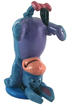 I-Aah (Eeyore) mit Kopfstand Kleinfigur 6cm