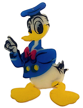 Donald Duck flat figure