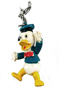 Donald Duck ausgeflippt mit Kette Kleinfigur 5cm