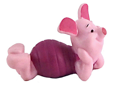 Piglet (Winnie the Pooh) lying (BULLY) minifigure 3.5cm