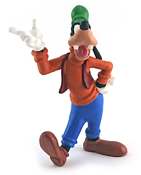 Goofy foot raised (BULLY) small figure 9cm