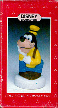 Goofy sitting on pedestal Christmas tree hanger (SCHMID) 4cm