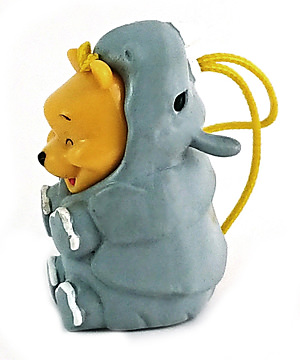 Winnie Puuh im Nashorn (PEEK-A-POOH) Kleinfigur 6cm mit Kordel