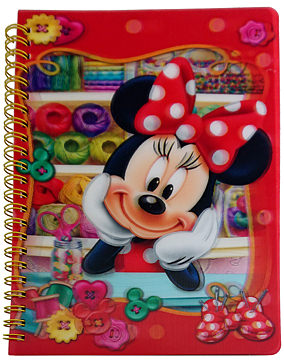 Minnie Mouse ring binder DIN A5 with wiggle picture