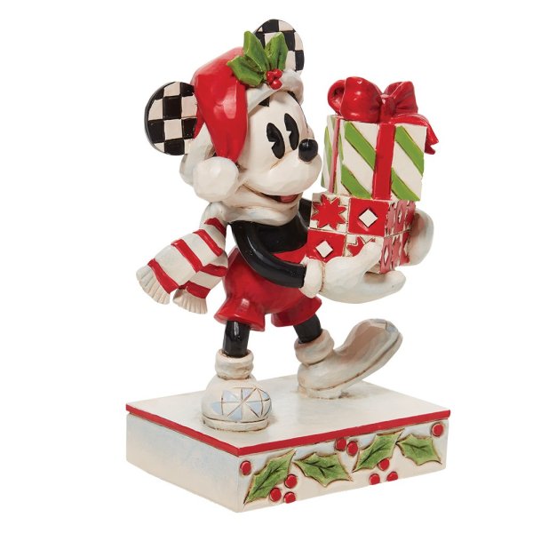 Mickey with Stack of Presents (DISNEY TRADITIONS) Figurine