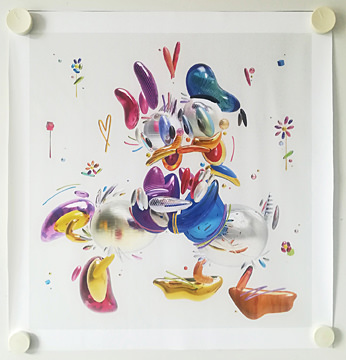 Crazy For U! Canvas-Druck (40x40cm)