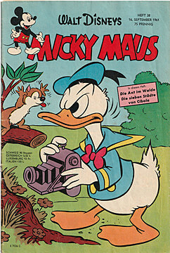 Micky Maus 38/1961 (Z: 2+)