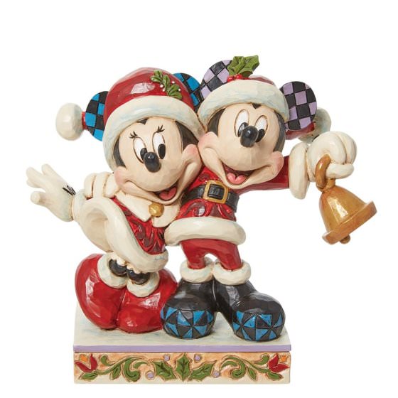Micky & Minnie Maus Santa Figur (DISNEY TRADITIONS)