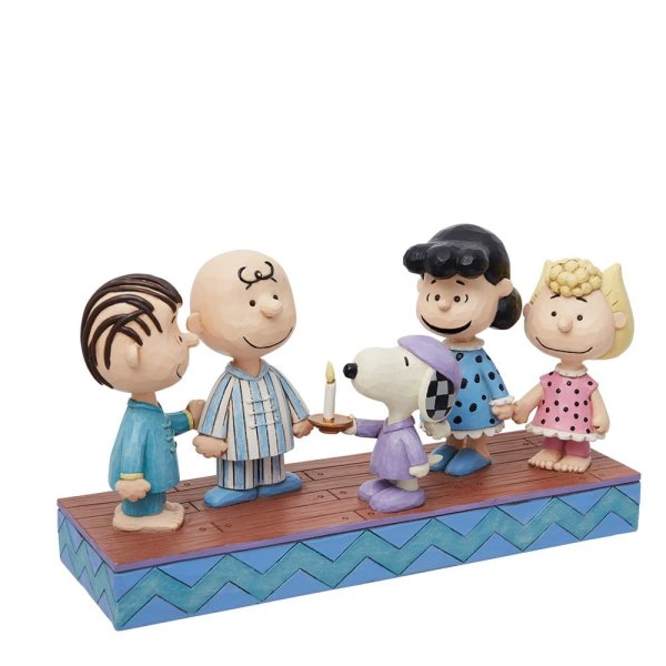Peanuts Gang in Weihnachtspyjamas [P.J. Party] (PEANUTS BY JIM SHORE) Figur