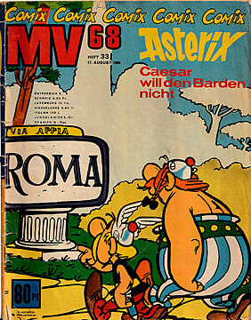 MV68 Comix [Mickyvision] Heft 33/1968 Asterix – Caesar will den Barden nicht (Z: 2-3)