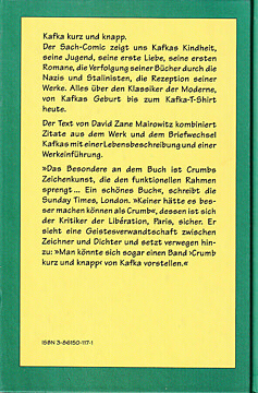 David Zane Mairowitz & Robert Crumb: Kafka kurz und knapp (HC, Zweitausendeins 1995) (Z: 0-1)