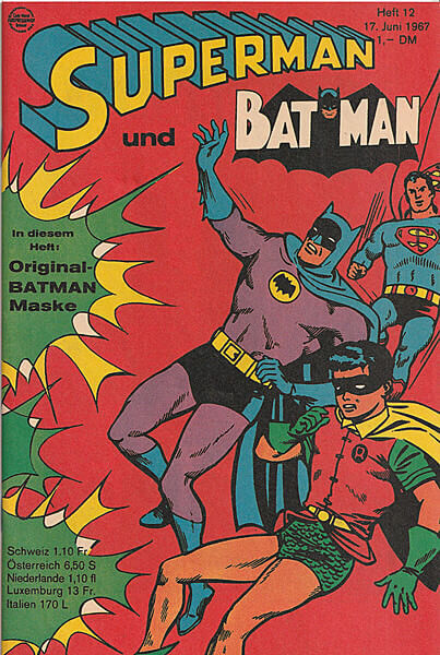 Superman und Batman 12/1967 (Ehapa) Nachdruck (Z: 0-1)