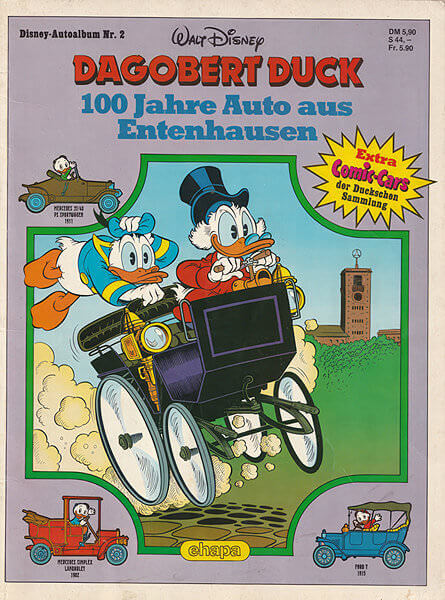 Disney-Autoalbum 2: Dagobert Duck - 100 Jahre Auto aus Entenhausen (Grade: 1-2)