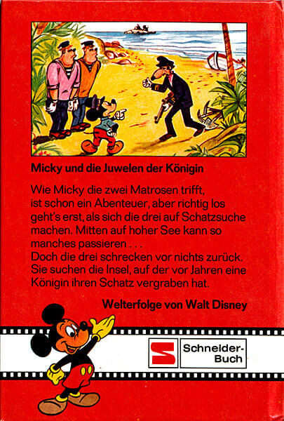 Walt Disney Schneider-Buch 7832: Micky und die Juwelen der Königin