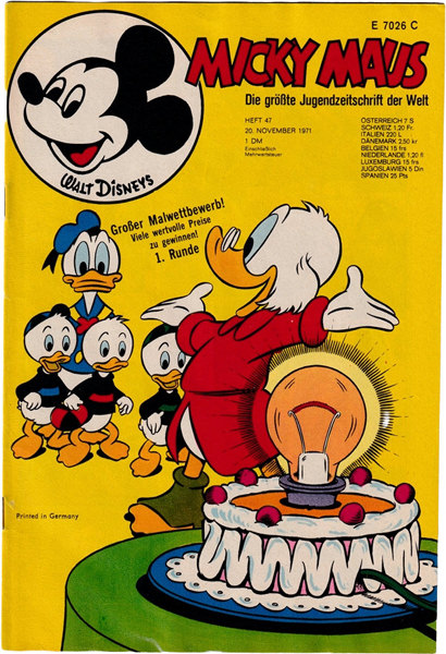 Micky Maus 47/1971 (Z: 1-)