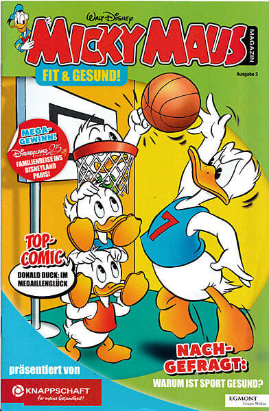 Micky Maus Sonderheft "Fit & gesund" präsentiert von Knappschaft Ausgabe 3 (Z: 1+)