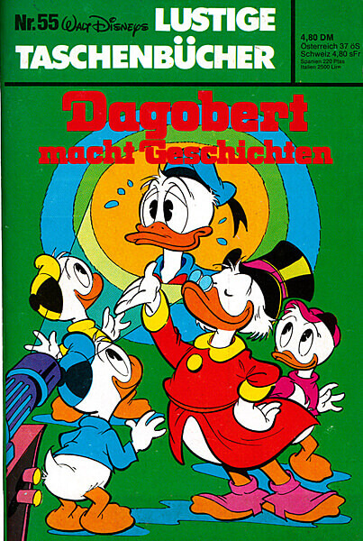 Lustiges Taschenbuch 55: Dagobert macht Geschichten  Fehldruck (Grade: 1-)