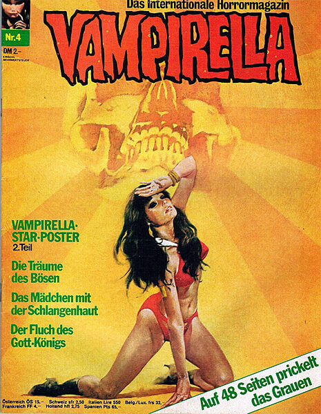 Vampirella 4 (Pabel Verlag) (Grade: 1-)