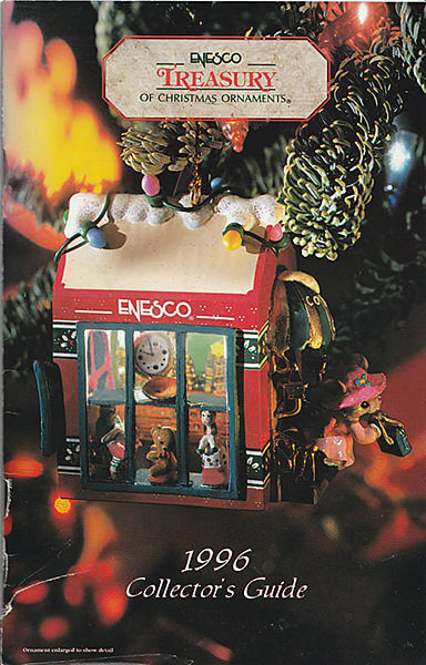 Enesco Treasury of Christmas Ornaments 1996 Collectors Guide