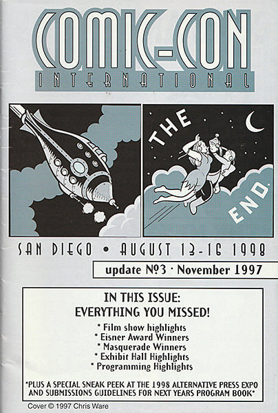 Comic-Con update No. 3 - November 1997