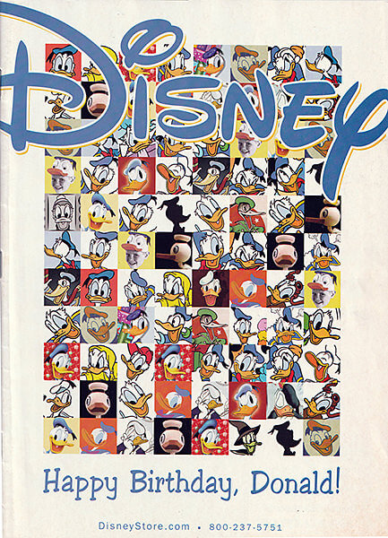 Katalog DisneyStore.com [Sommer 2004] Happy Birthday, Donald!