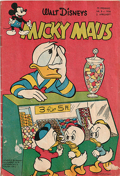 Micky Maus 8/1956 (Z: 3+)