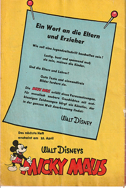 Micky Maus 8/1956 (Z: 3+)