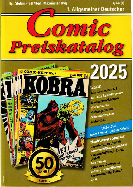 Allgemeiner Deutscher Comic Preiskatalog 2025 (SC)